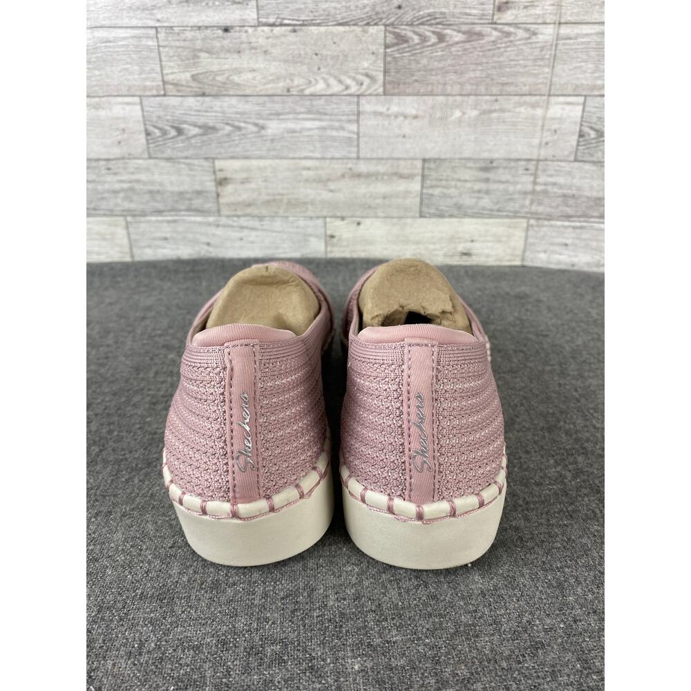 SKECHERS Sepulveda KNOT Overlay Slip On Mauve Shoes Women’s 8.5M Casual COMFORT - Picture 6 of 11